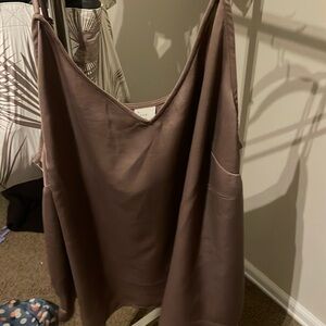 Light mauve stain tank top